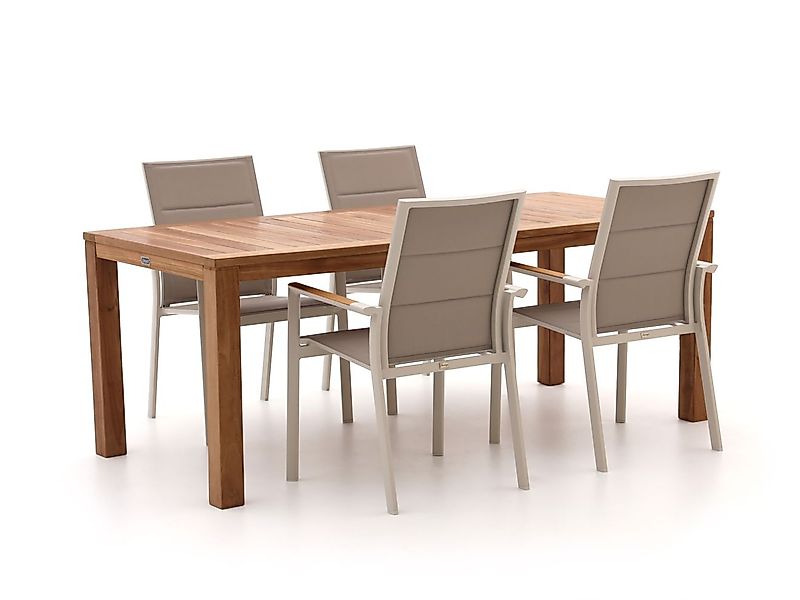 Bellagio Albinea/Oxford 200 cm Gartenmöbel-Set 5-teilig stapelbar günstig online kaufen
