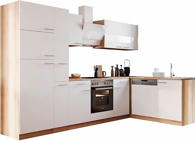 RESPEKTA Winkelküche "Merle" Breite 310 cm, mit Soft-Close, in exklusiver K günstig online kaufen