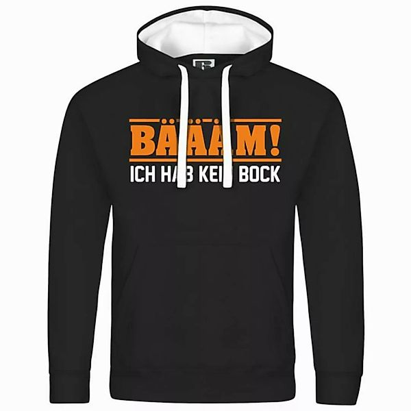 deinshirt Kapuzenpullover Herren Kapuzenpullover BÄÄÄM Ich hab kein bock me günstig online kaufen