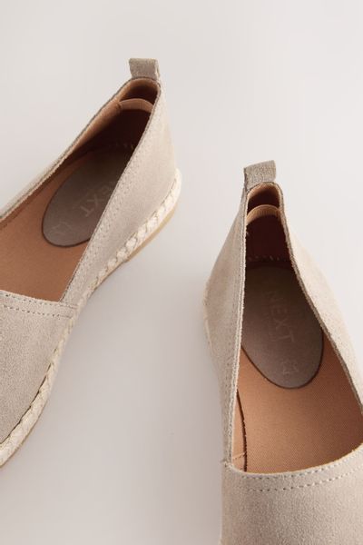 Next Forever Comfort® Espadrilles aus Veloursleder günstig online kaufen