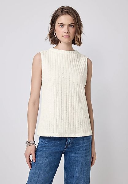 STREET ONE STUDIO Ripptanktop, mit Stehkragen günstig online kaufen