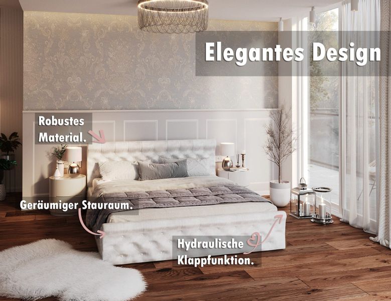 FDM Polsterbett Bettrahmen Bettgestell 90x200, 120x200, günstig online kaufen