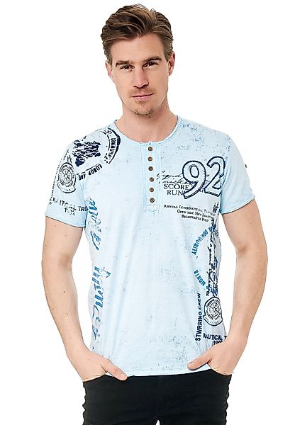 Rusty Neal T-Shirt, mit seitlichem Print günstig online kaufen
