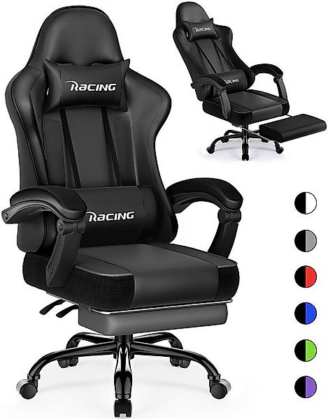 Hiazurm Gaming-Stuhl Gaming Stuhl Chair Gamer Sessel - Ergonomischer Gamer günstig online kaufen