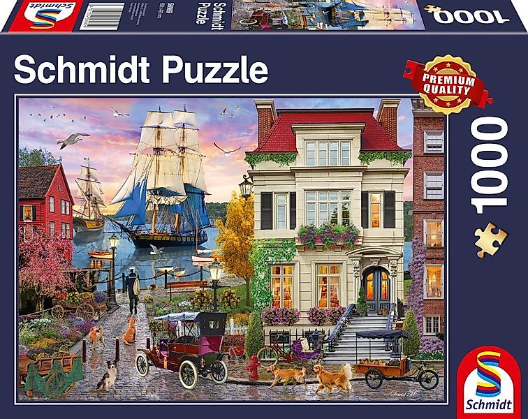 Schmidt Spiele Puzzle 1000 Teile Schmidt Spiele Puzzle Schiff im Hafen 5898 günstig online kaufen