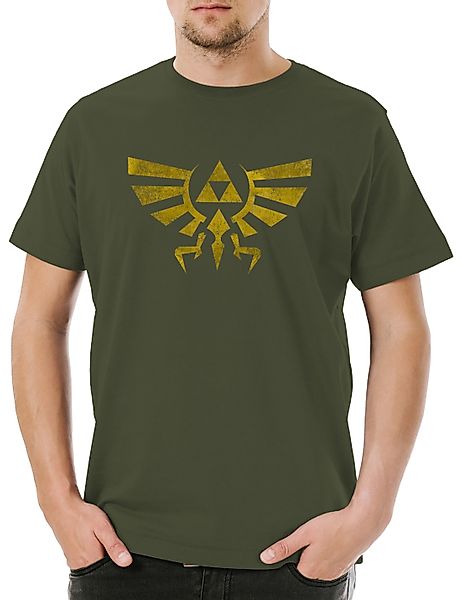Urban Backwoods Print-Shirt Triforce Vintage Logo günstig online kaufen
