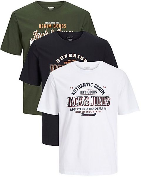 Jack & Jones PlusSize Print-Shirt (Spar-Set, günstig online kaufen