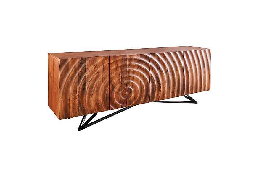 riess-ambiente Lowboard ZEN 180cm braun / schwarz (Einzelartikel, 1 St), Ma günstig online kaufen