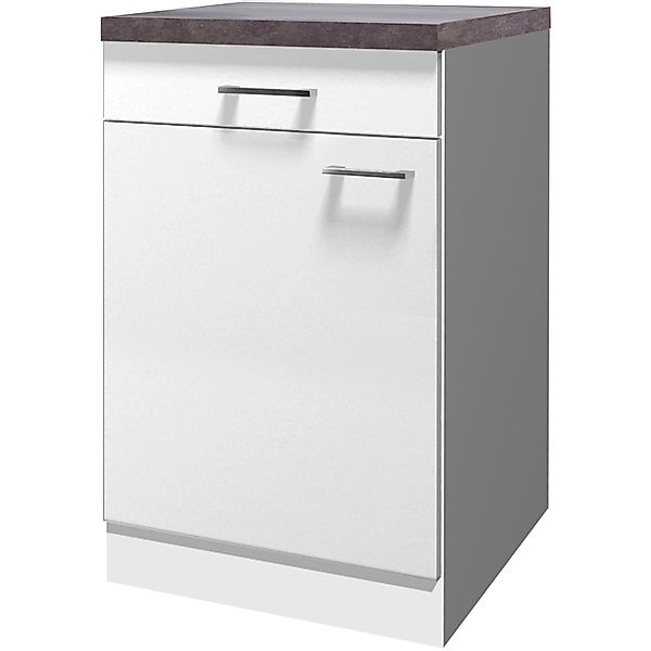 Flex-Well Küchen-Unterschrank mit Arbeitsplatte Lucca 50 cm günstig online kaufen