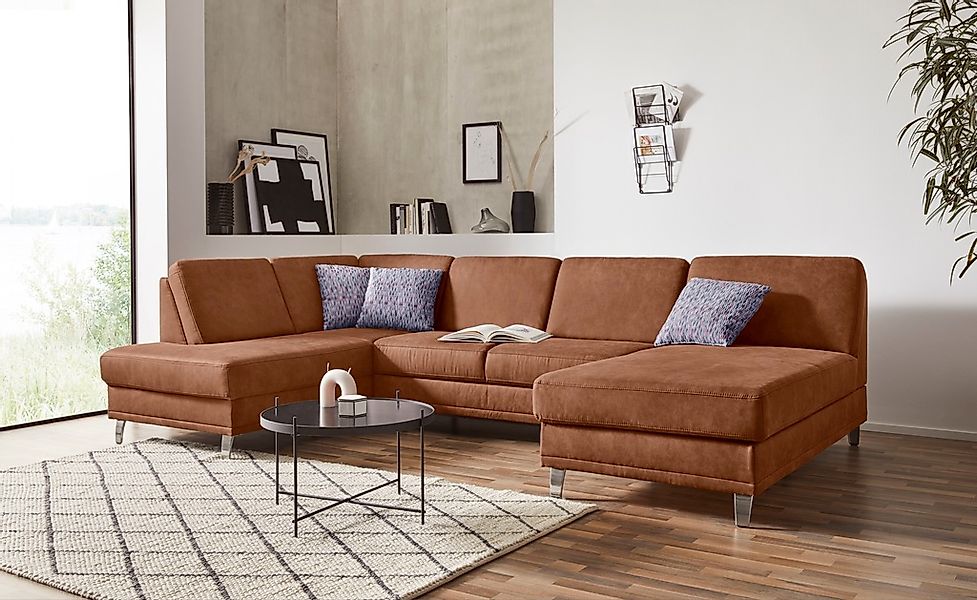 sit&more Wohnlandschaft "Clio U-Form", wahlweise mit Bettfunktion und Bettk günstig online kaufen