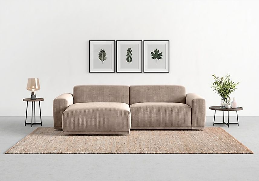 TRENDMANUFAKTUR Ecksofa »Braga, mit hochwertigem Kaltschaum, L-Form, in Cor günstig online kaufen