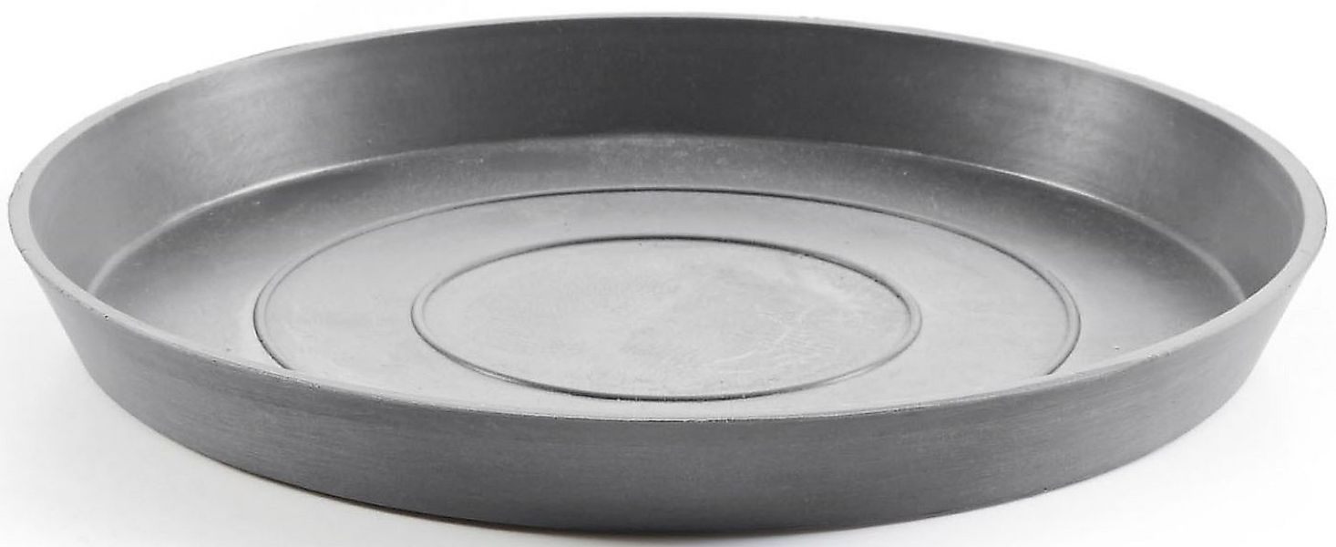 ECOPOTS Blumentopfuntersetzer ROUND SAUCER Grey, BxTxH: 28,7x28,7x3 cm günstig online kaufen