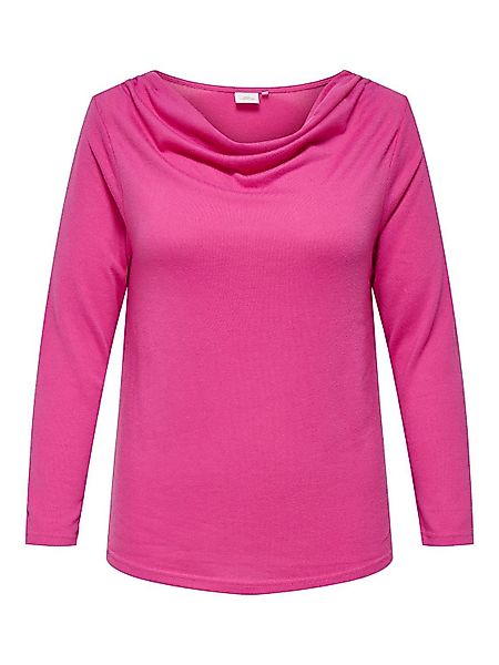 ONLY CARMAKOMA Blusenshirt Plus Size V-Ausschnitt günstig online kaufen