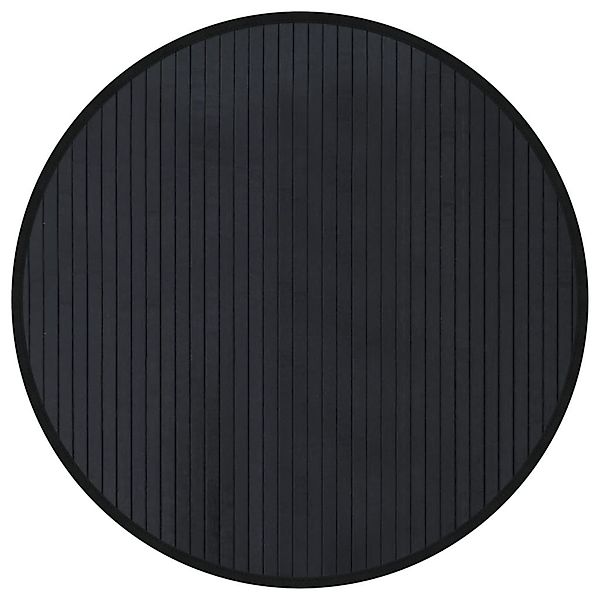 vidaXL Teppich Teppich Rund Schwarz 60 günstig online kaufen