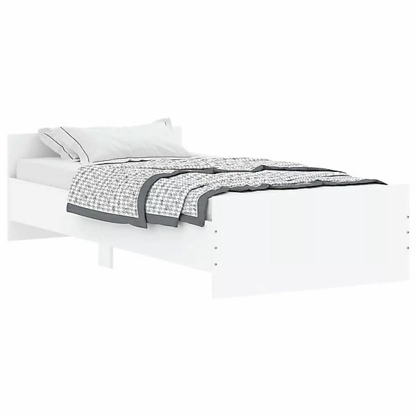 vidaXL Bettgestell Weiß 90x200 cm Holzwerkstoff1907907 günstig online kaufen