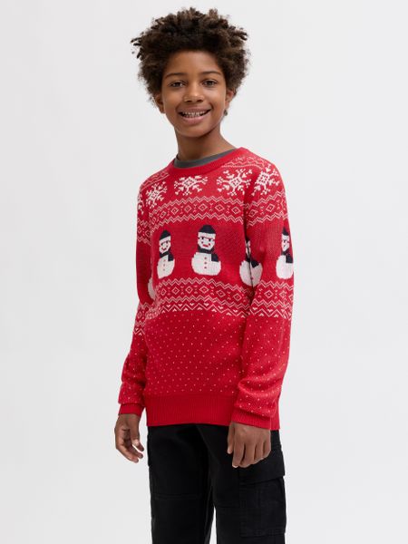 Jack & Jones Junior Rundhalspullover JJXMAS günstig online kaufen
