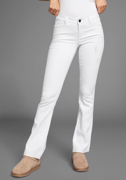 Arizona Bootcut-Jeans Ultra-Stretch ausgestellte Beinform, modischer günstig online kaufen