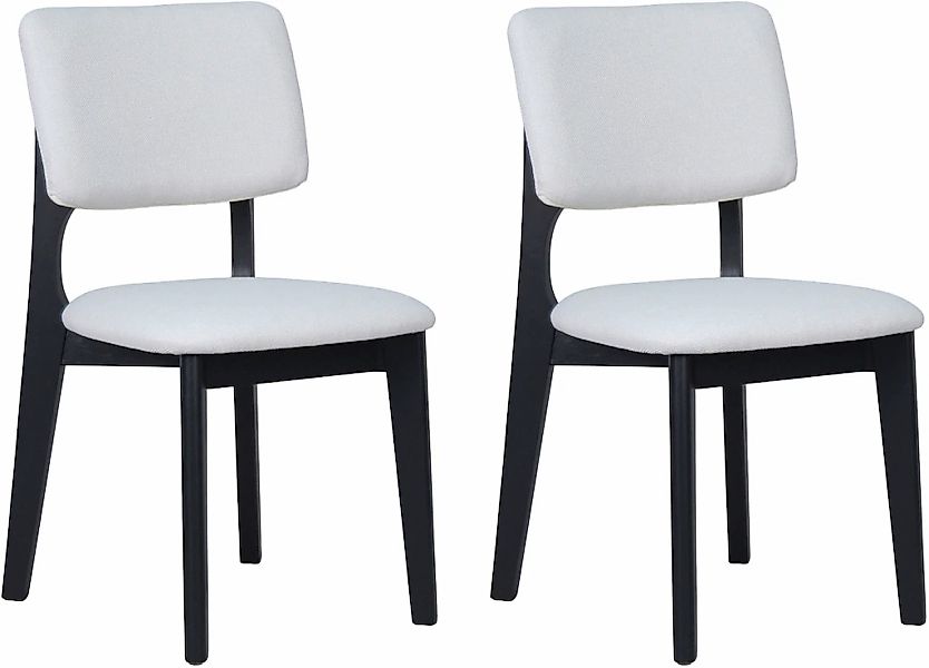 byLIVING Esszimmerstuhl "Elsa" (Set) 2 Stk. Webstoff modern gemütlicher Mas günstig online kaufen