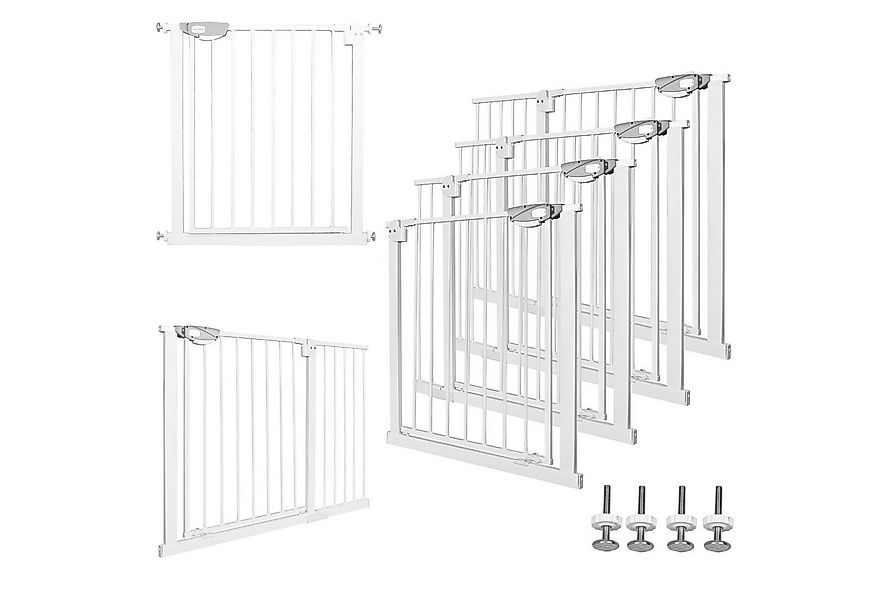 FIVMEN Treppenschutzgitter Türschutzgitter Treppengitter ohne bohren für Ki günstig online kaufen