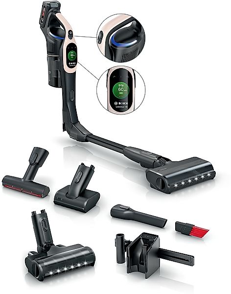 BOSCH Akku-Stielstaubsauger »Unlimited 10 BKS1041RHF, MicroClean™ Technolog günstig online kaufen