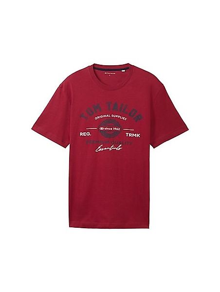 Tom Tailor Herren T-Shirt LOGO - Regular Fit günstig online kaufen