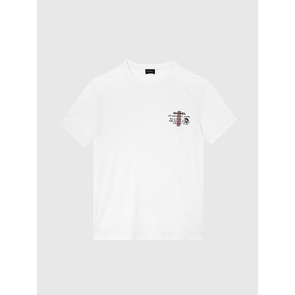 Diesel Diegos Kurzärmeliges T-shirt L White günstig online kaufen