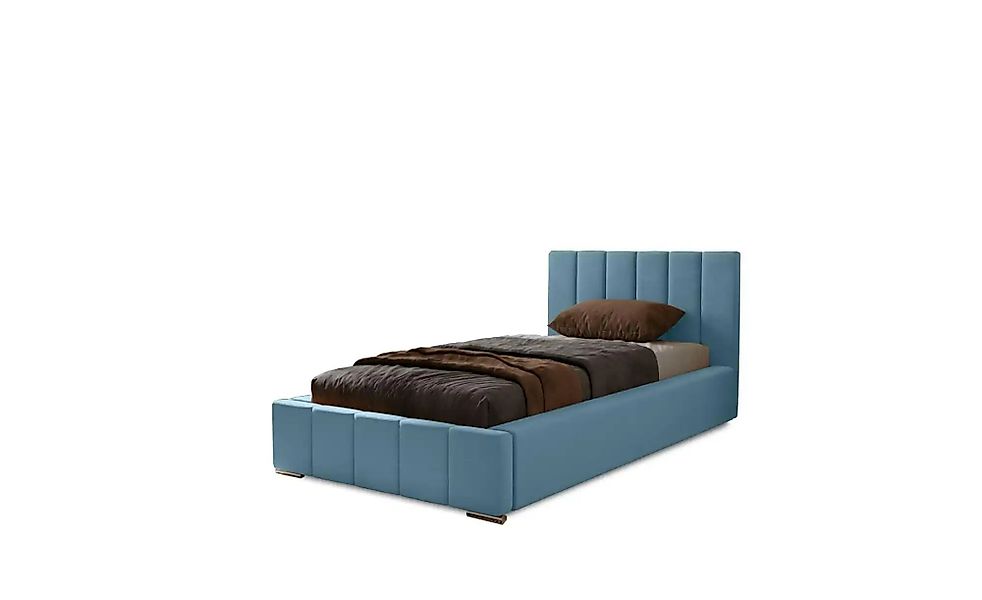 Polsterbett mit Stauraum  Nelia ¦ blau ¦ Maße (cm): B: 115 H: 100 Betten > günstig online kaufen