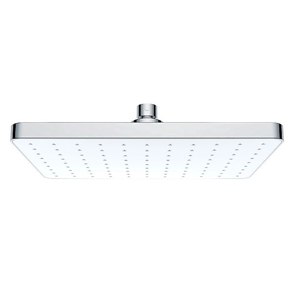 Wenko Regenduschkopf Automatic Cleaning  Kunststoff (ABS) 17 x 25 cm Chrom günstig online kaufen