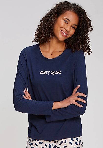 s.Oliver Longsleeve Mit kleinem Frontprint günstig online kaufen