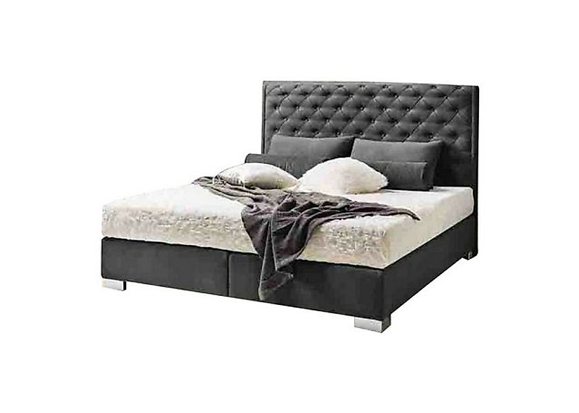 JVmoebel Bett Chesterfield Boxspring Textil Schlafzimmer Möbel Betten Stoff günstig online kaufen