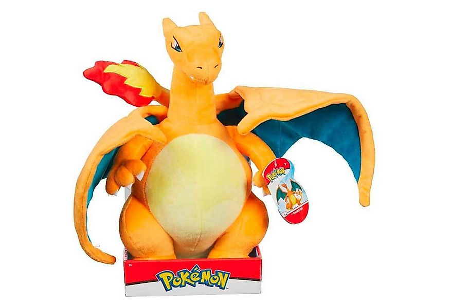 Jazwares Plüschfigur Pokemon Charizard Plüschtier 29cm günstig online kaufen