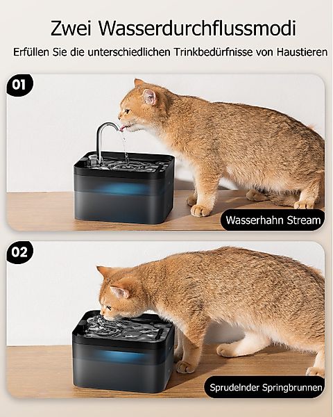 PUPPY KITTY Trinkbrunnen 2,2L Automatischer Wasserspender günstig online kaufen
