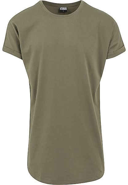 URBAN CLASSICS T-Shirt "Urban Classics Herren Long Shaped Turnup Tee", (1 t günstig online kaufen