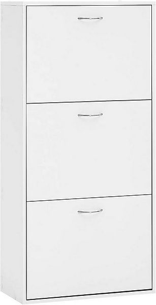 Woltu Schuhschrank (1-St) mit 3 Regale, verstellbaren Trennwänden, für 14-1 günstig online kaufen