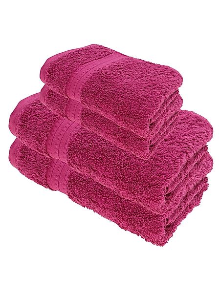 Julie Julsen Handtücher 4-Handtücher-Fuchsia, Bio-Baumwolle (4-St) günstig online kaufen