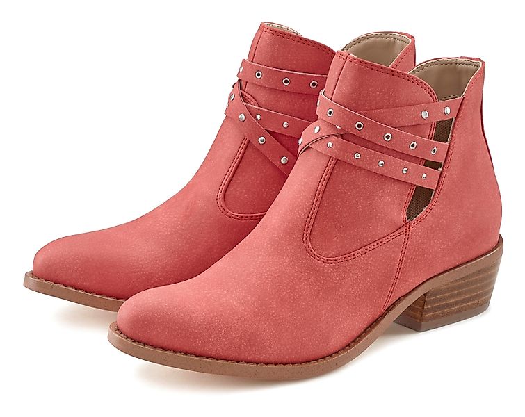 LASCANA Westernstiefelette Cowboy Boots, Ankle Stiefelette günstig online kaufen