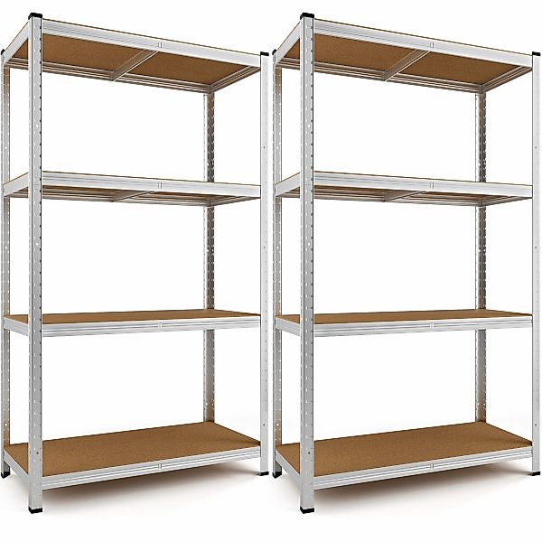 Schwerlastregal 2er-Set 170x75x30cm verzinkt 280kg günstig online kaufen