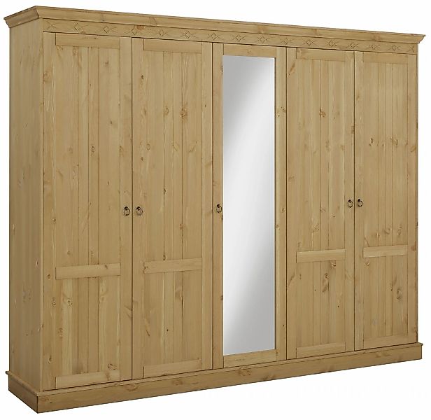 Home affaire Drehtürenschrank "Indra", (3 Breiten: 100/145/233 cm H/T ca.18 günstig online kaufen