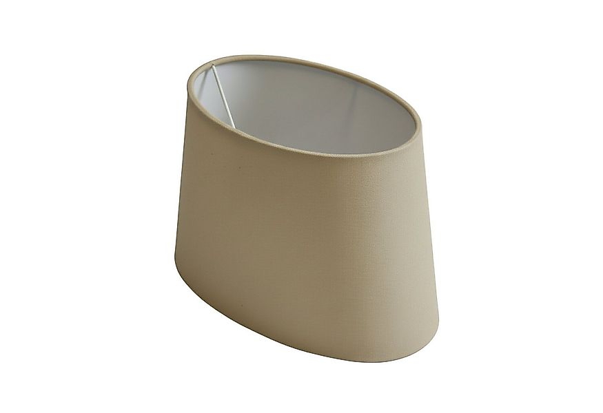 B&S Lampenschirm Lampenschirm oval Velvet beige B:20,5x12/T:17x10/H:14cm, J günstig online kaufen