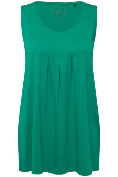 Ulla Popken T-Shirt Top Zierfalten A-Linie günstig online kaufen