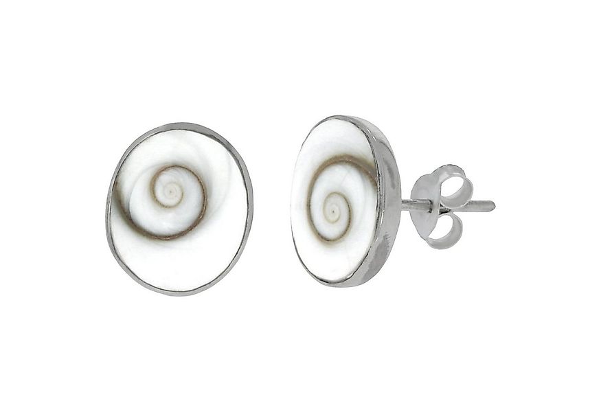 Vivance Paar Ohrstecker 925 Silber Muschel weiß günstig online kaufen