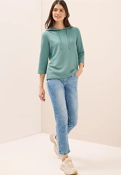 Hoodie Shirt in Rippstruktur günstig online kaufen