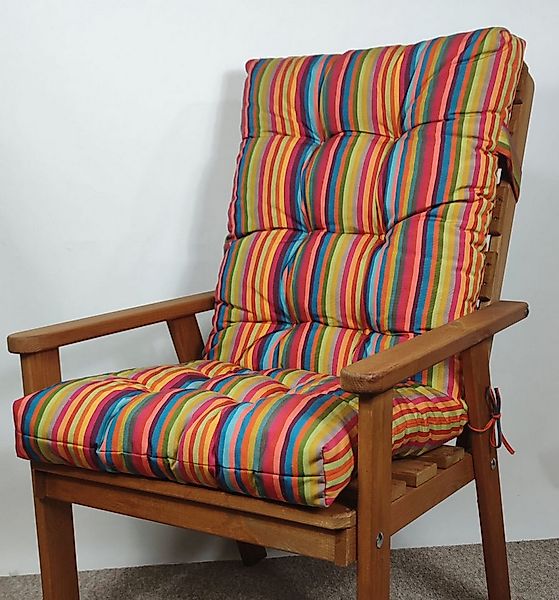 Rattani Hochlehnerauflage Polster für Gartenstuhl Hochlehner Auflage Sylva günstig online kaufen