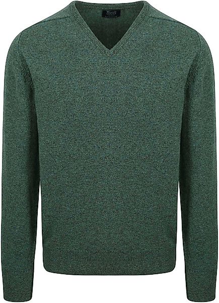 William Lockie V-Ausschnitt Pullover Lammwolle Cossack - Größe L günstig online kaufen