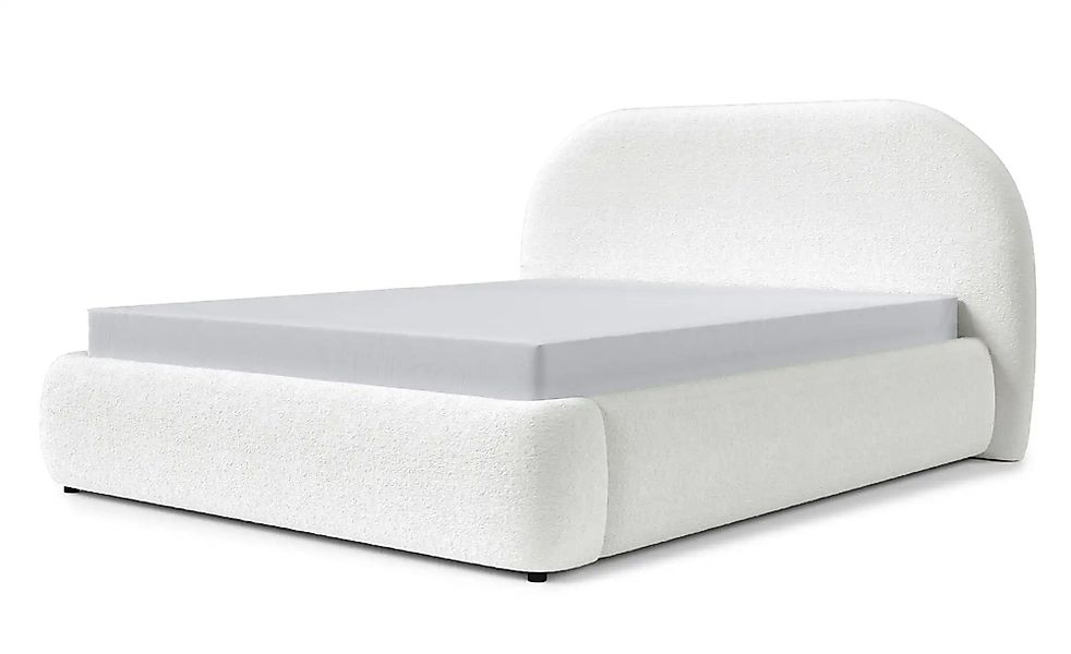 Polsterbett mit Bettkasten   ¦ creme ¦ Maße (cm): B: 218 H: 116 Betten > Po günstig online kaufen