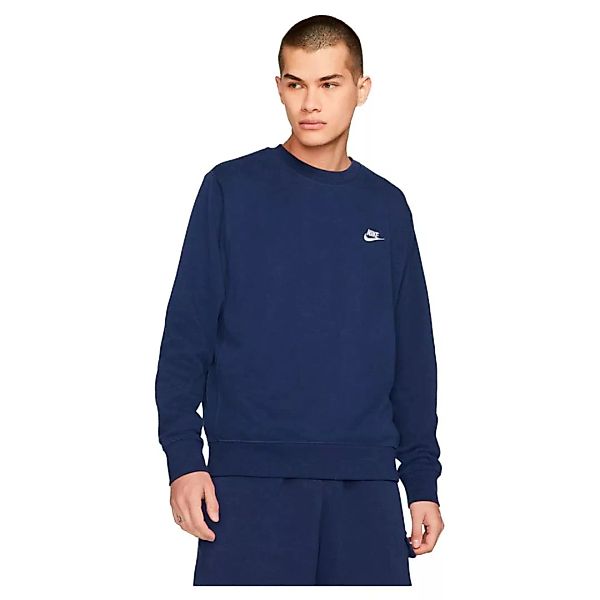 Nike Sportswear Club French Terry Crew Langarm-t-shirt XL Midnight Navy / W günstig online kaufen