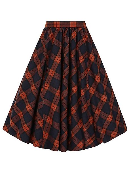 Hearts & Roses London A-Linien-Rock Parker Check Vintage Rockabilly Retro 5 günstig online kaufen