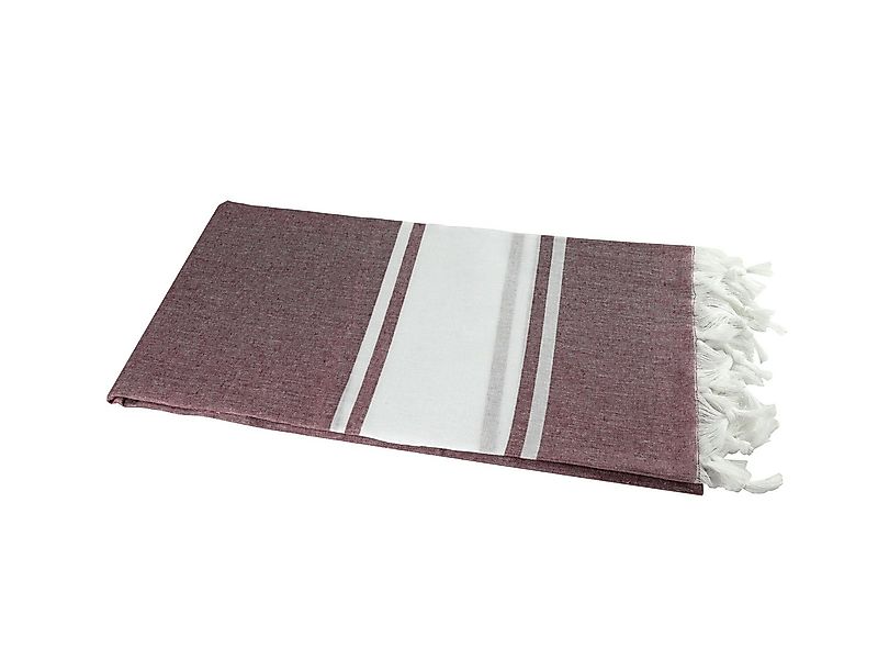 my Hamam Hamamtücher Hamamtuch »Saunatuch« ca. 90x180 cm »Palazzio« bordeau günstig online kaufen