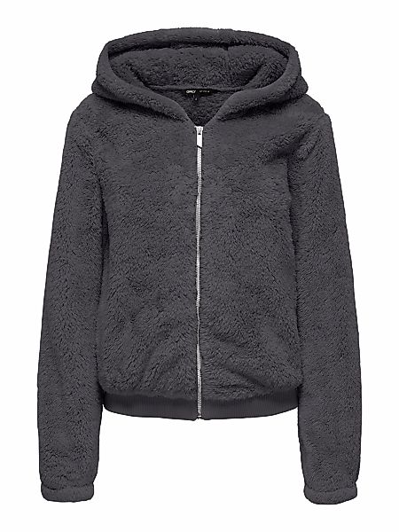 ONLY Kapuzenplüschjacke "ONLNEWANNA CONTACT SHERPA JKT OTW NOOS", mit Kapuz günstig online kaufen