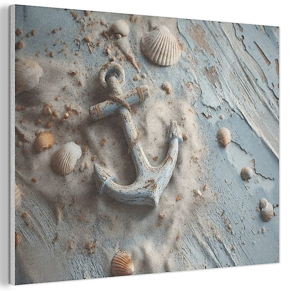 MuchoWow Gemälde Anker - Holz - günstig online kaufen
